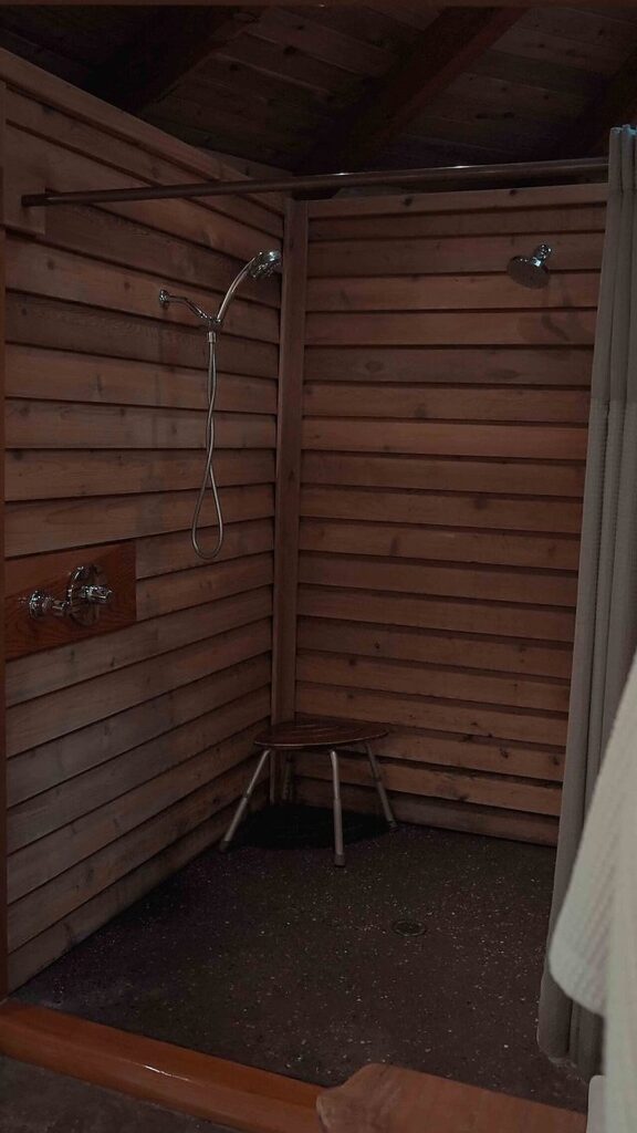 bear cabin shower photo 1