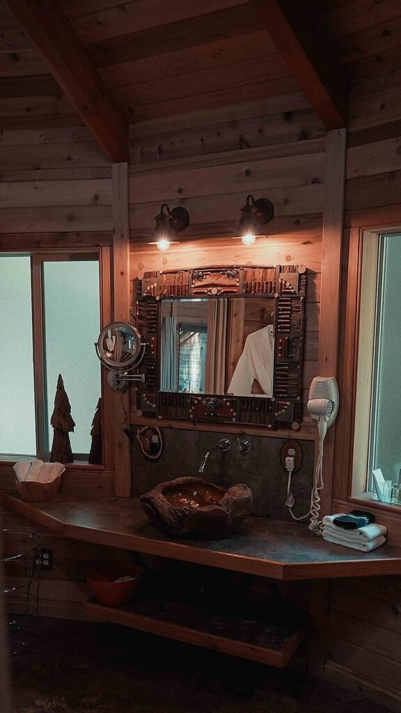 bear cabin bathroom photo 2