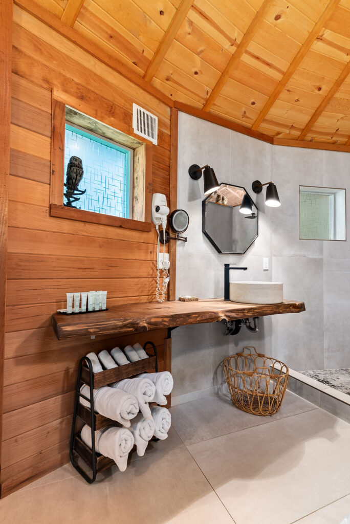 owl cabin bathroom photo 4