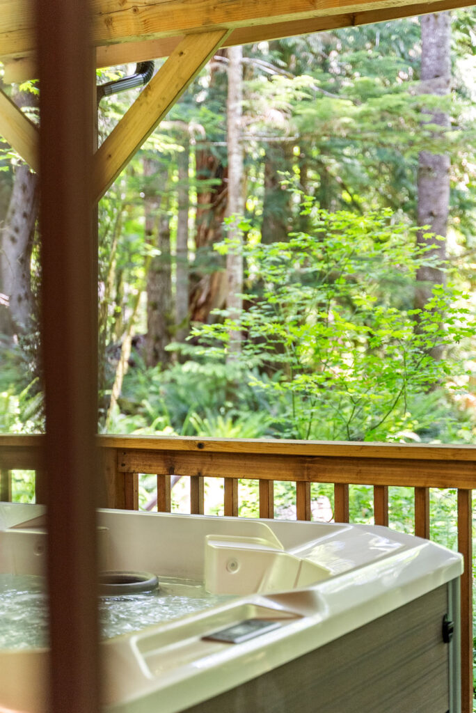 Owl Cabin hot tub photo 1