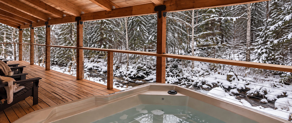 Winter cabin stay near Mount Rainier National Park