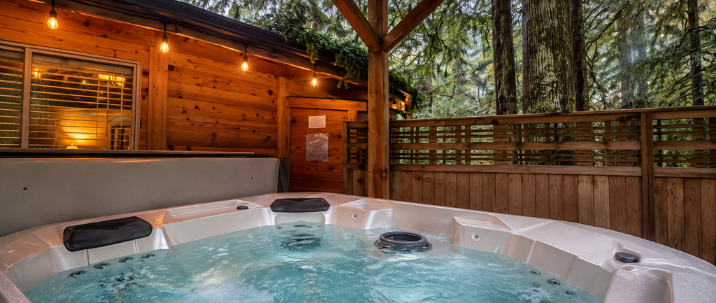 Private cabin with hot tub for a romantic Washington getaway